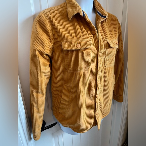 Sun + Stone Owen Wide Wale Corduroy Jacket Lined with Fur Pile, Size S - Picture 3 of 10
